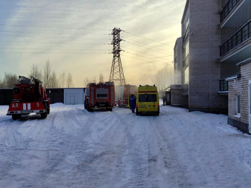 На пожаре в Боровичах спасли пятерых детей и двух взрослых