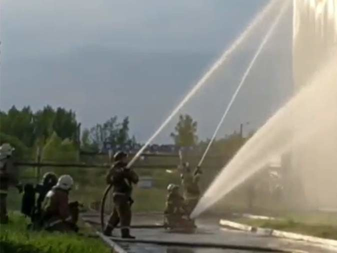 Пожар на Лужской ТЭЦ в Великом Новгороде ликвидирован