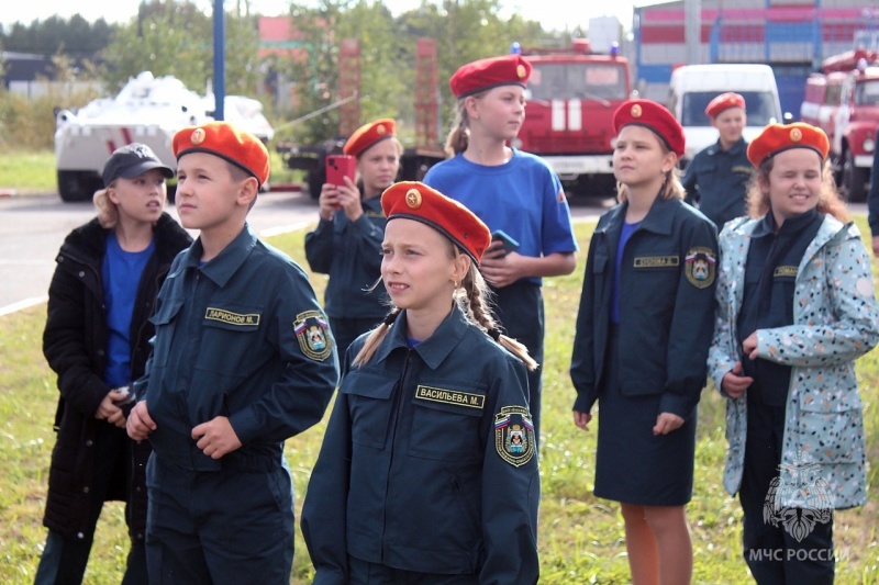 Первый раз в пожарно-спасательный класс