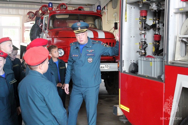 Первый раз в пожарно-спасательный класс